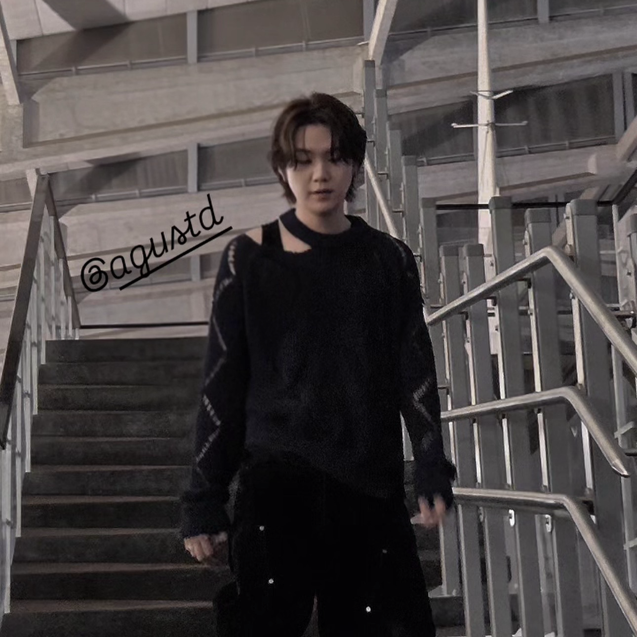 Recent activity shot of SUGA (BTS)