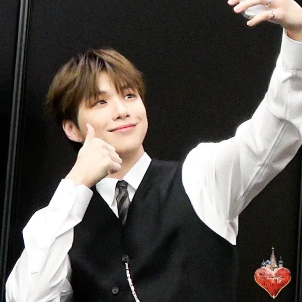 A moment captured by Kang Daniel's fan