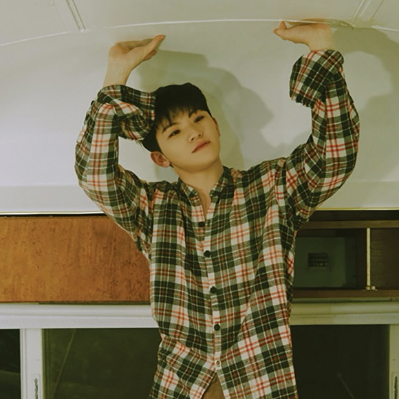 Recent activity shot of Woozi (SEVENTEEN)