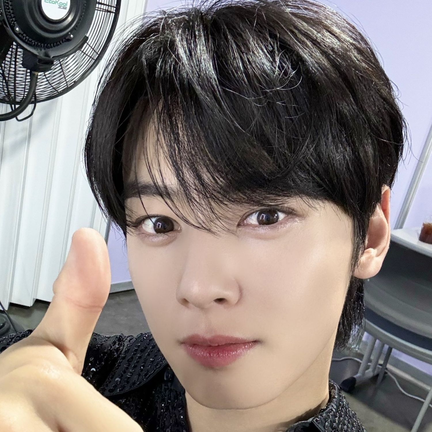 A moment captured by Eunwoo (ASTRO)'s fan