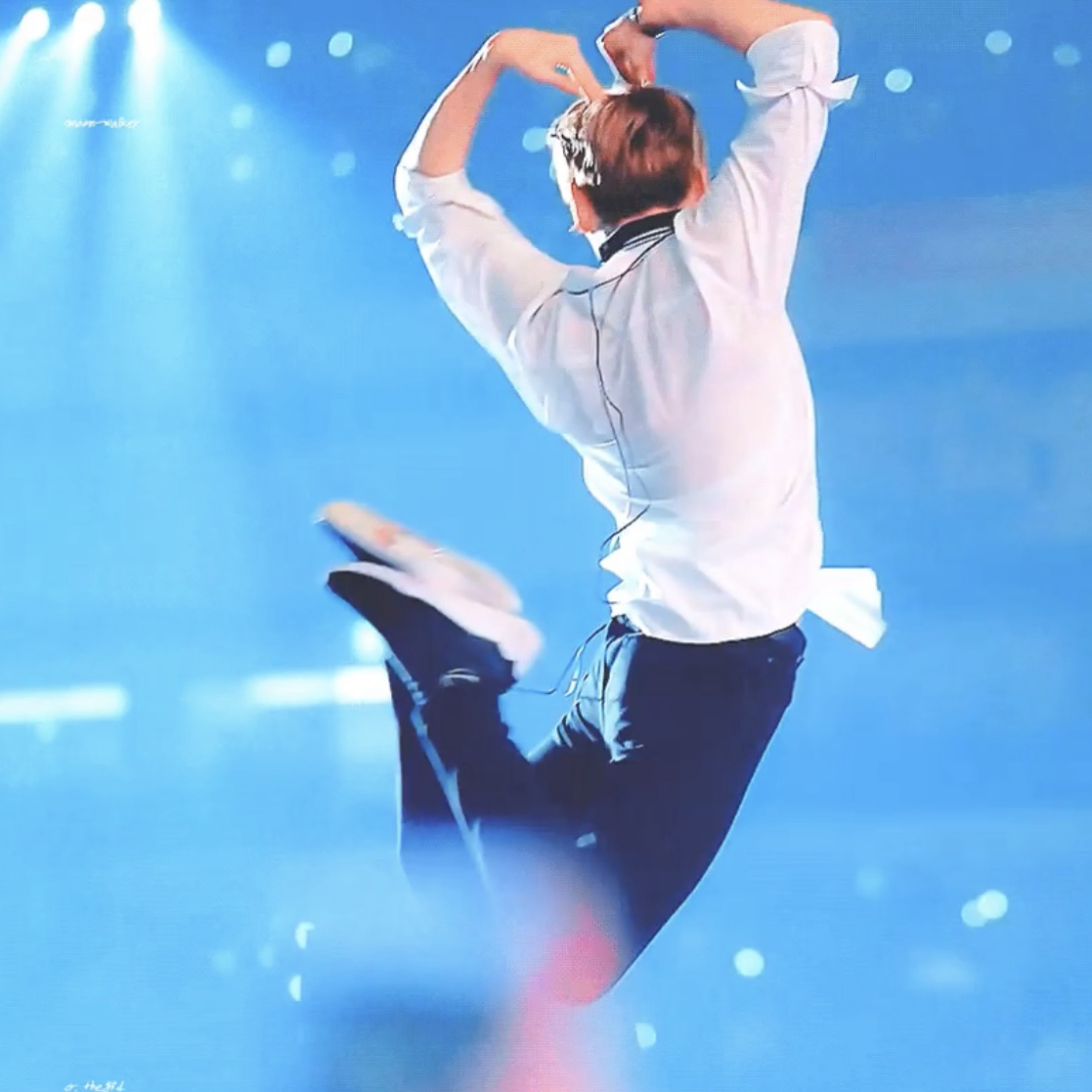 A moment captured by Kang Daniel's fan