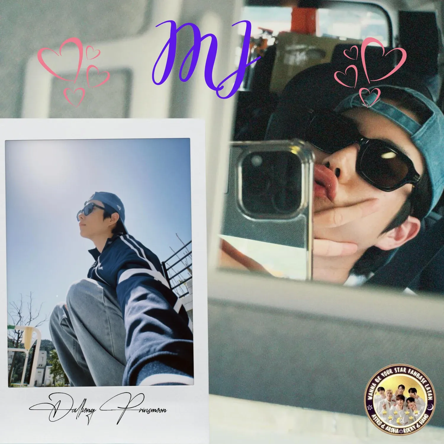 A moment captured by MJ (ASTRO)'s fan