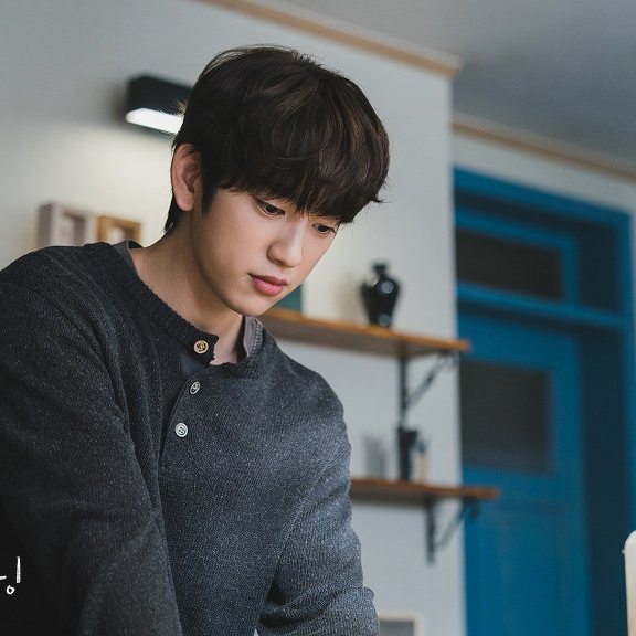 Recent activity shot of Jinyoung (GOT7)