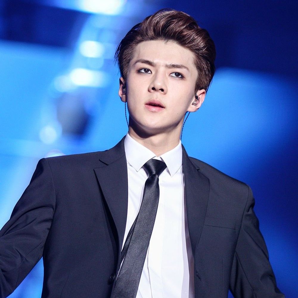 Recent activity shot of Sehun (EXO)