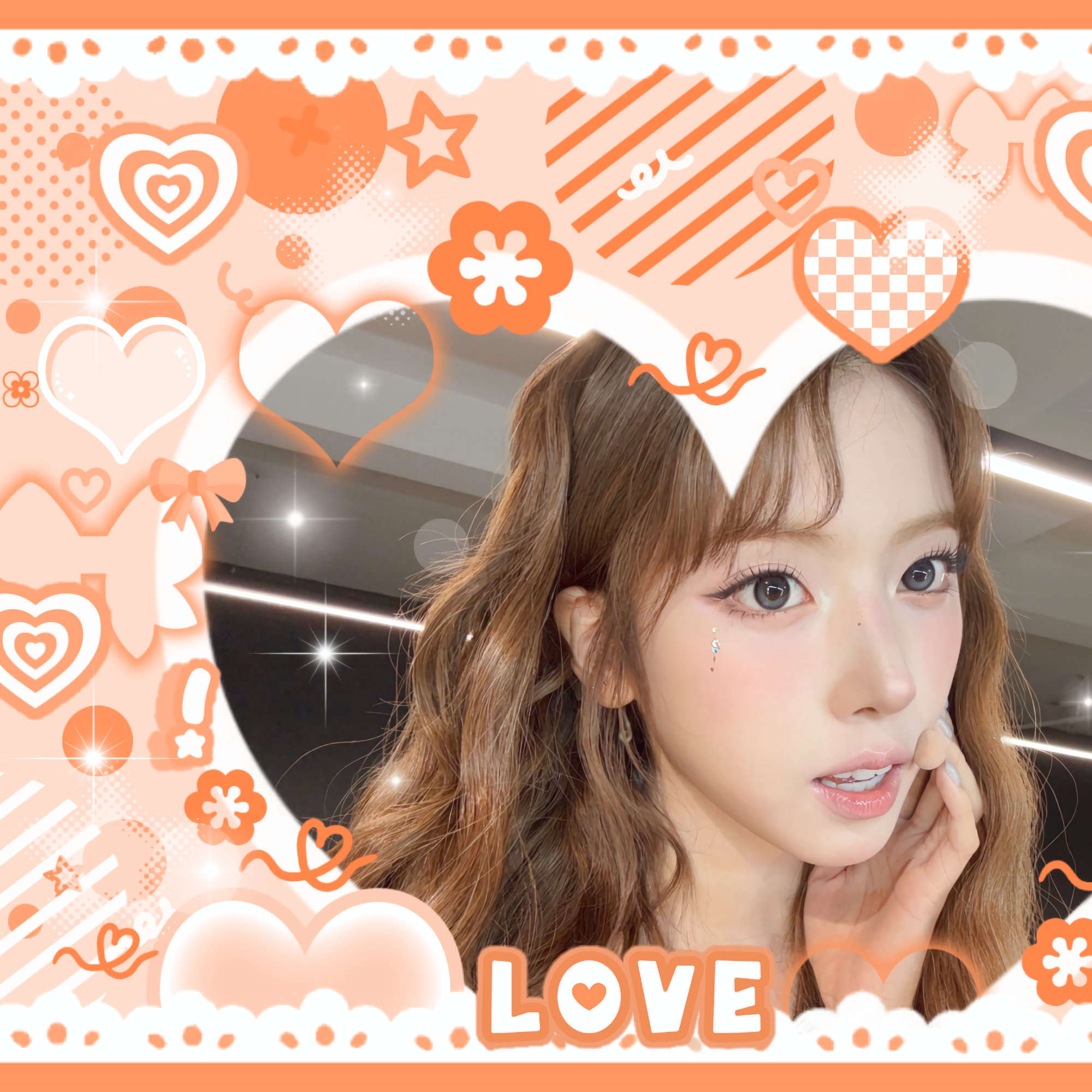 A moment captured by Jiwoo (NMIXX)'s fan