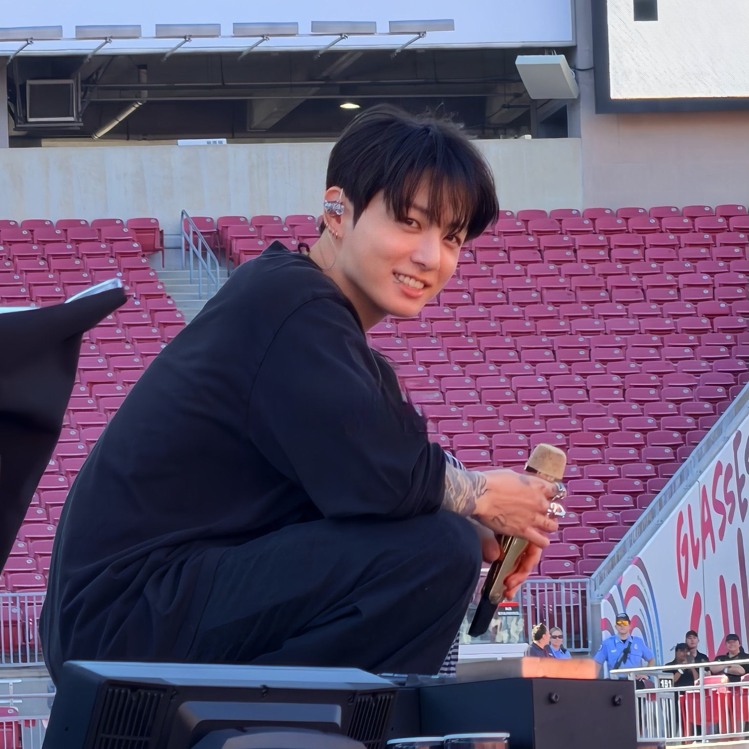 A moment captured by Jungkook (BTS)'s fan