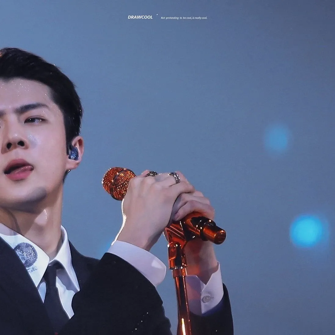 Recent activity shot of Sehun (EXO)