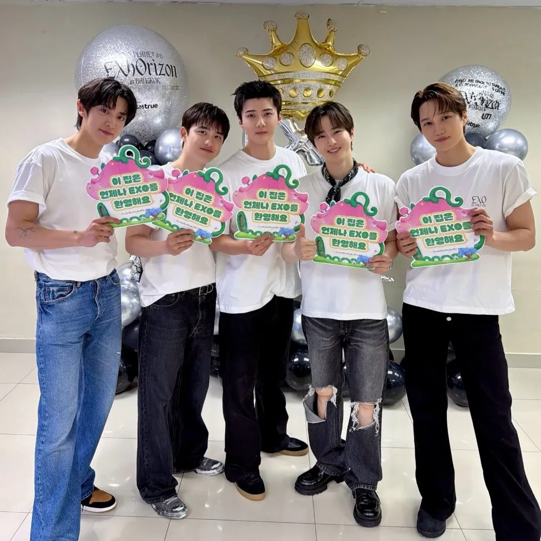 EXO의 비하인드 컷