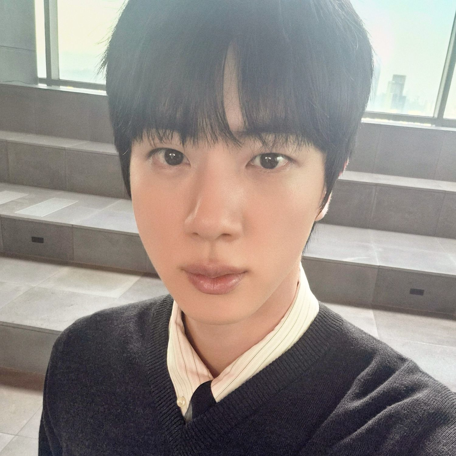 Jin (防弹少年团)粉丝拍下的瞬间