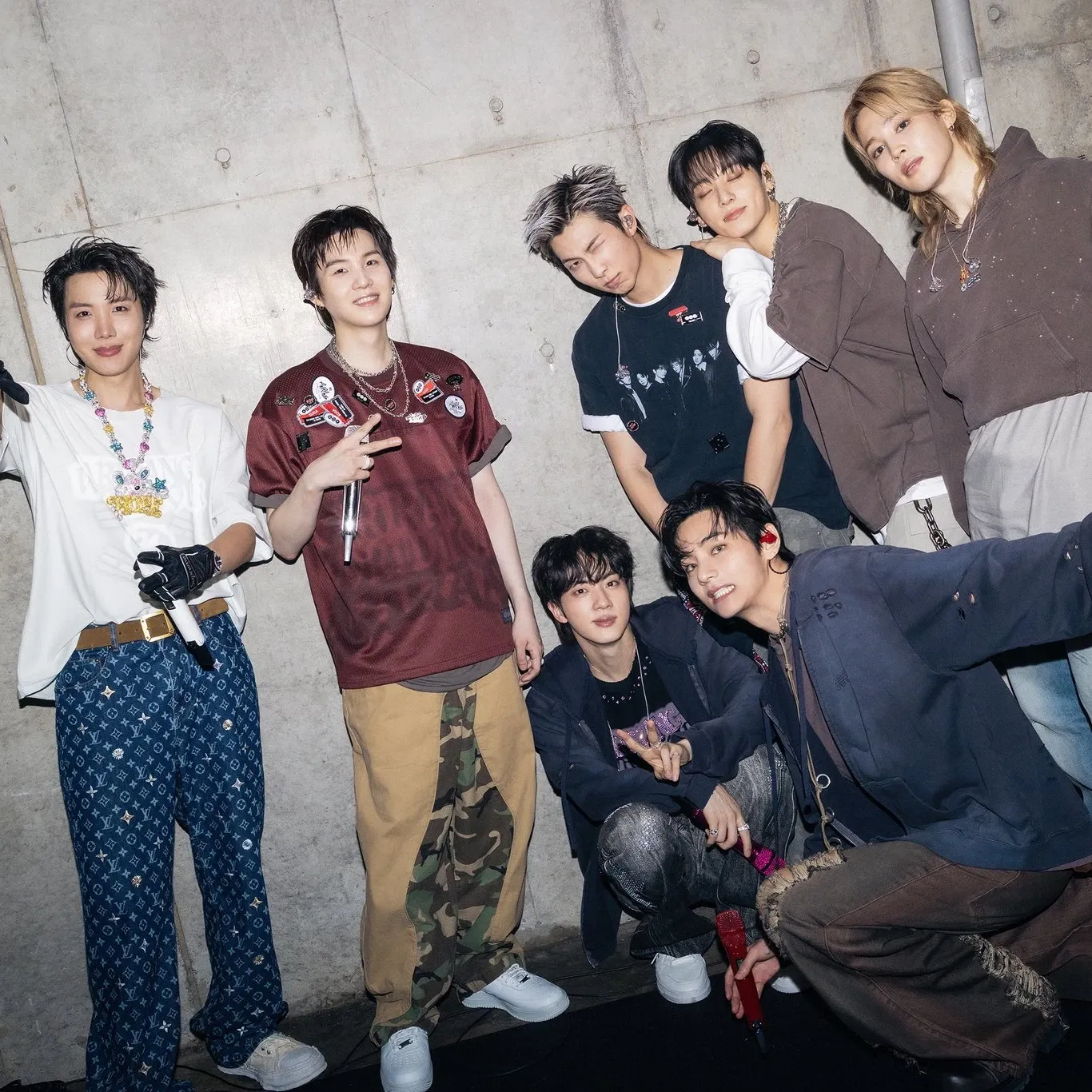 BTSの舞台裏ショット