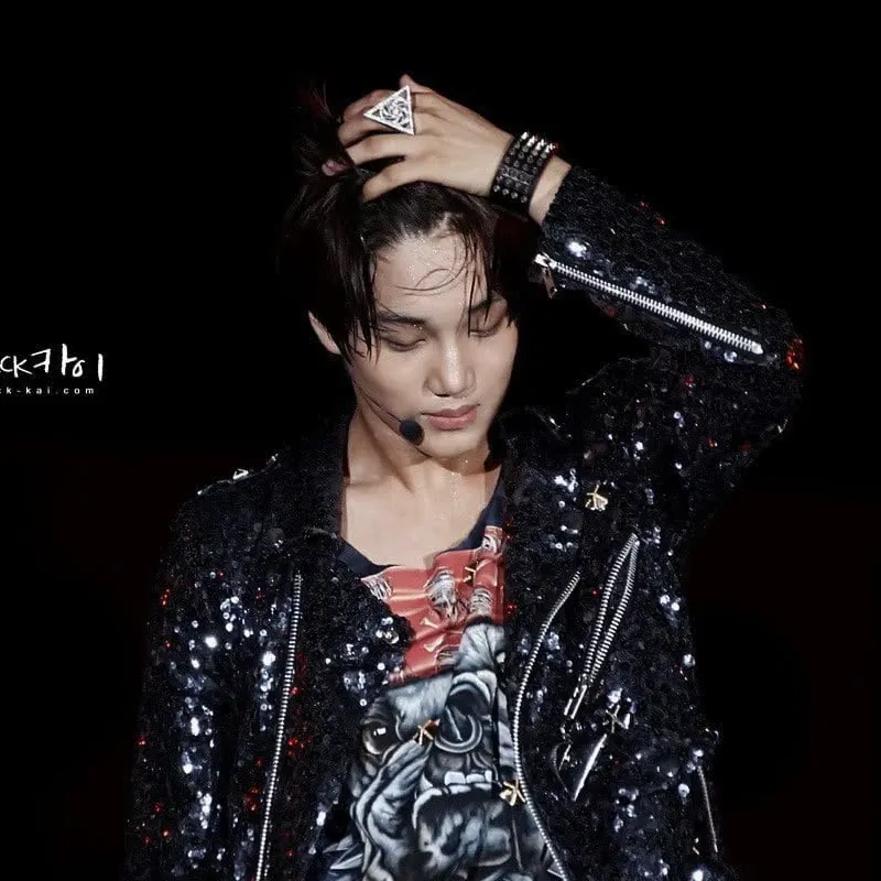 Momen yang diabadikan oleh penggemar Kai (EXO)