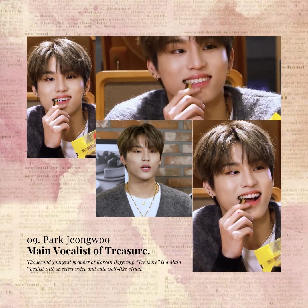 Recent activity shot of Park Jeongwoo (TREASURE)
