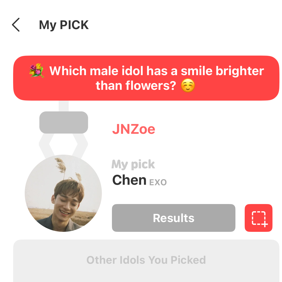 Latest photo of Chen (EXO)