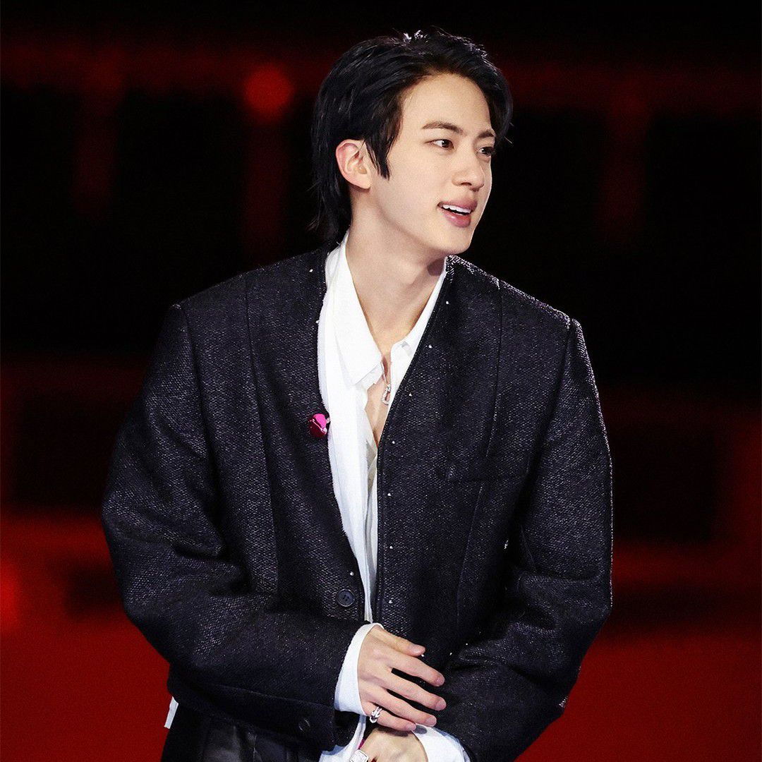 Recent activity shot of Jin (BTS)