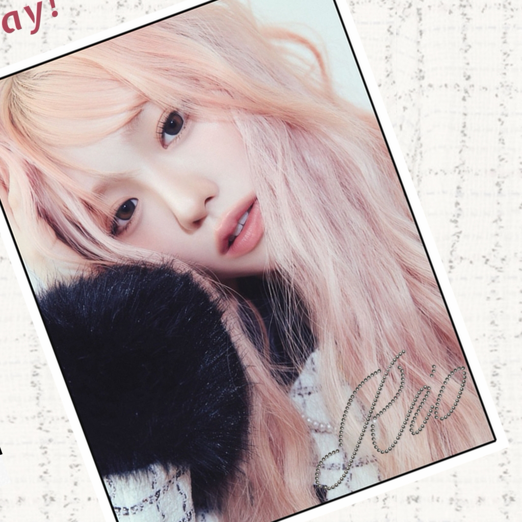 Recent activity shot of Rio (NiziU)