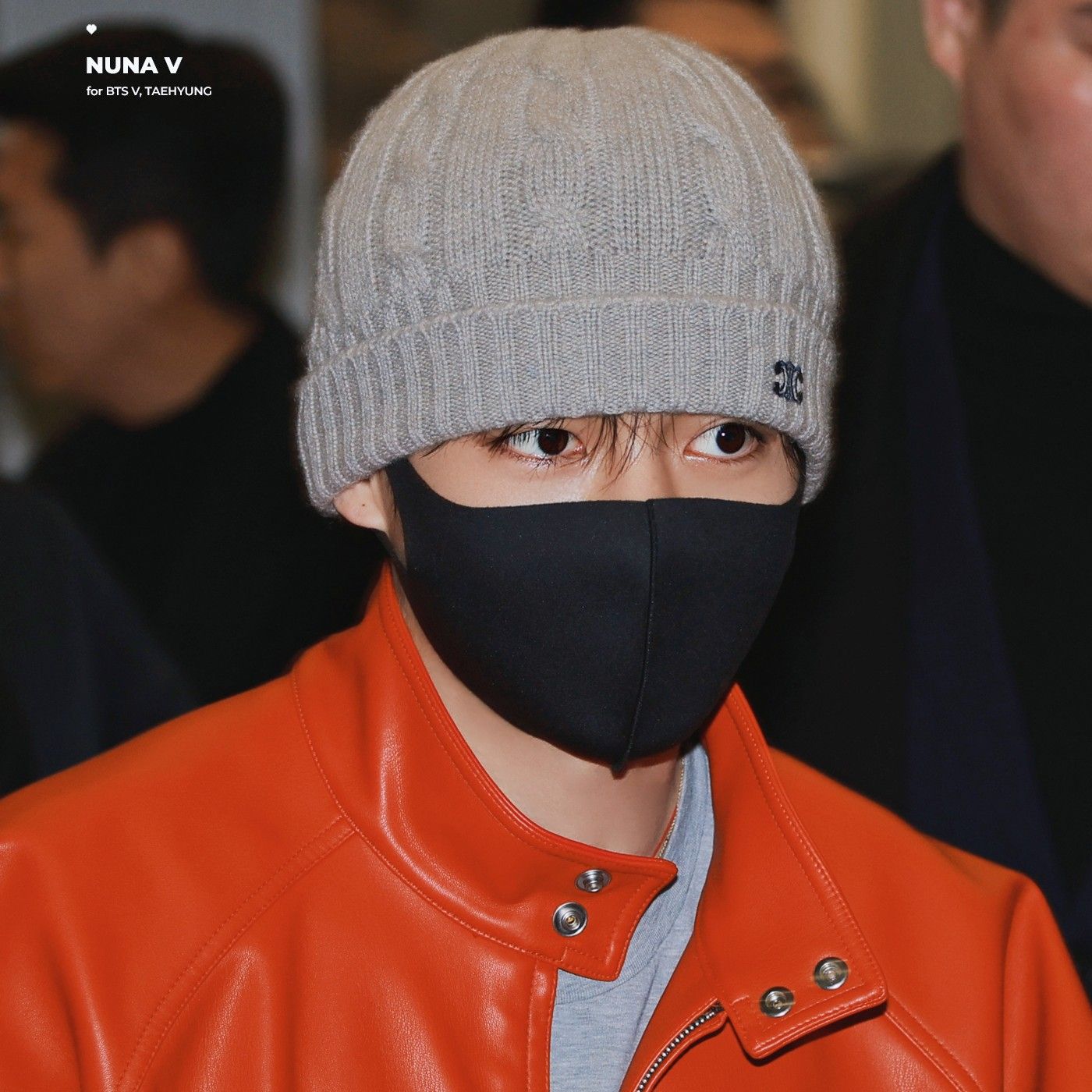 A moment captured by V (BTS)'s fan