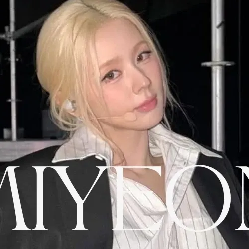 Behind-the-scenes cut of Miyeon (i-dle)