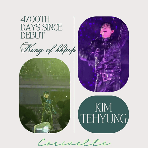 Recent activity shot of V (BTS)