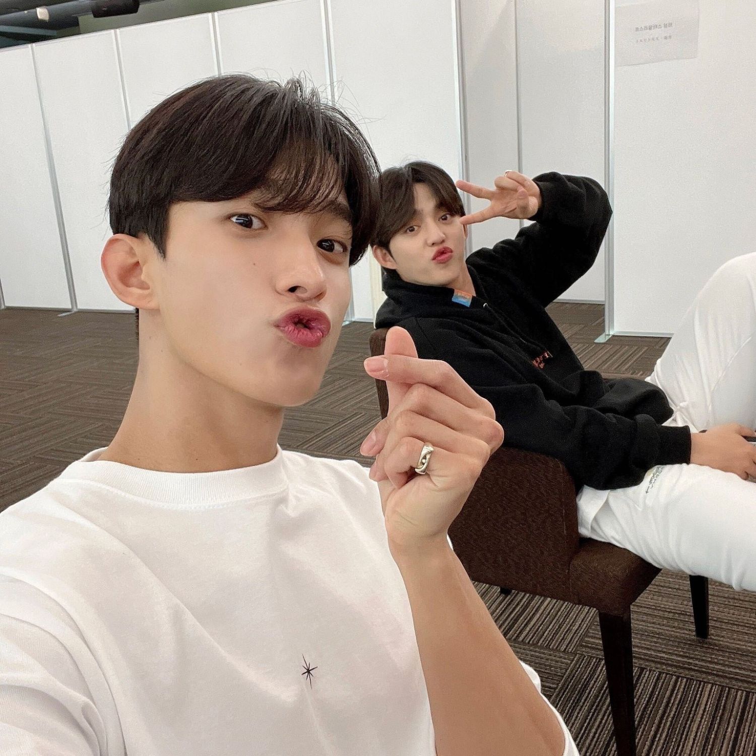 A moment captured by SEVENTEEN's fan