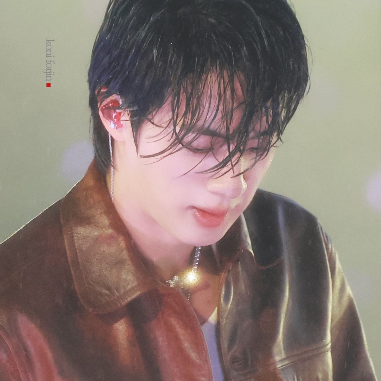 Momen yang diabadikan oleh penggemar Jin (BTS)