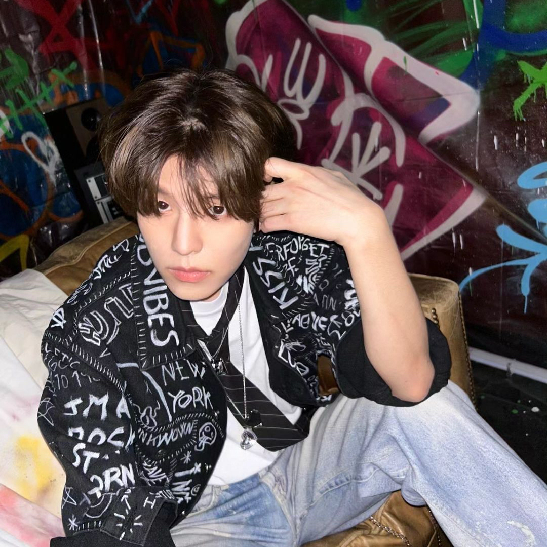 Recent activity shot of Seungmin (Stray Kids)