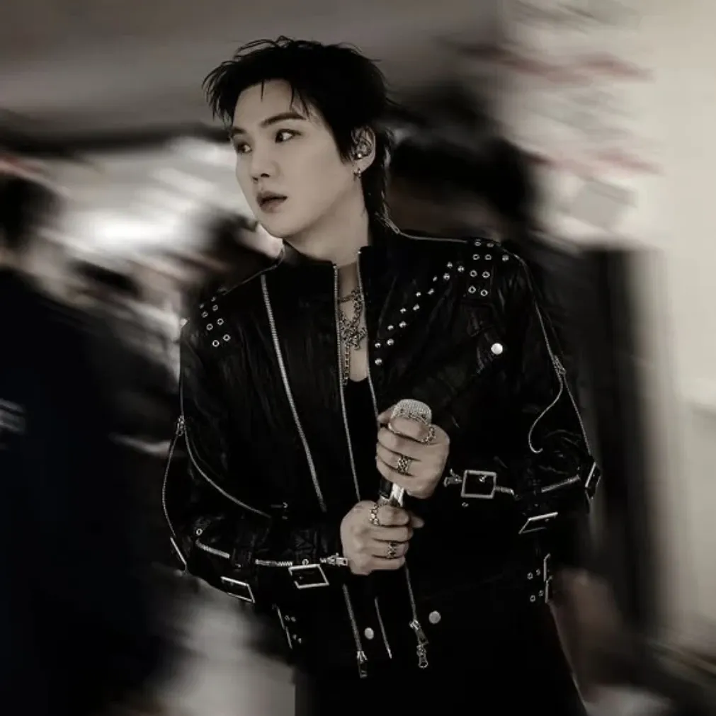 Recent activity shot of SUGA (BTS)