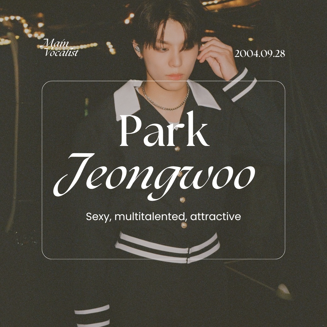 Latest photo of Park Jeongwoo (TREASURE)