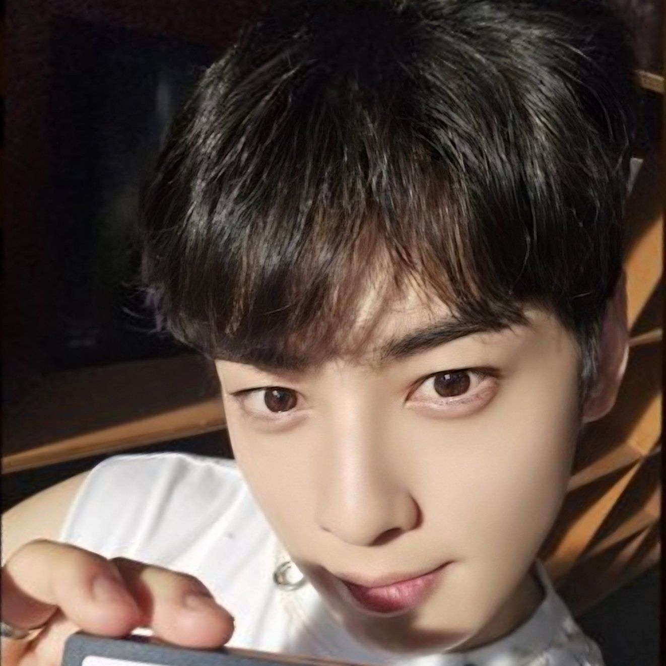 Recent activity shot of Eunwoo (ASTRO)