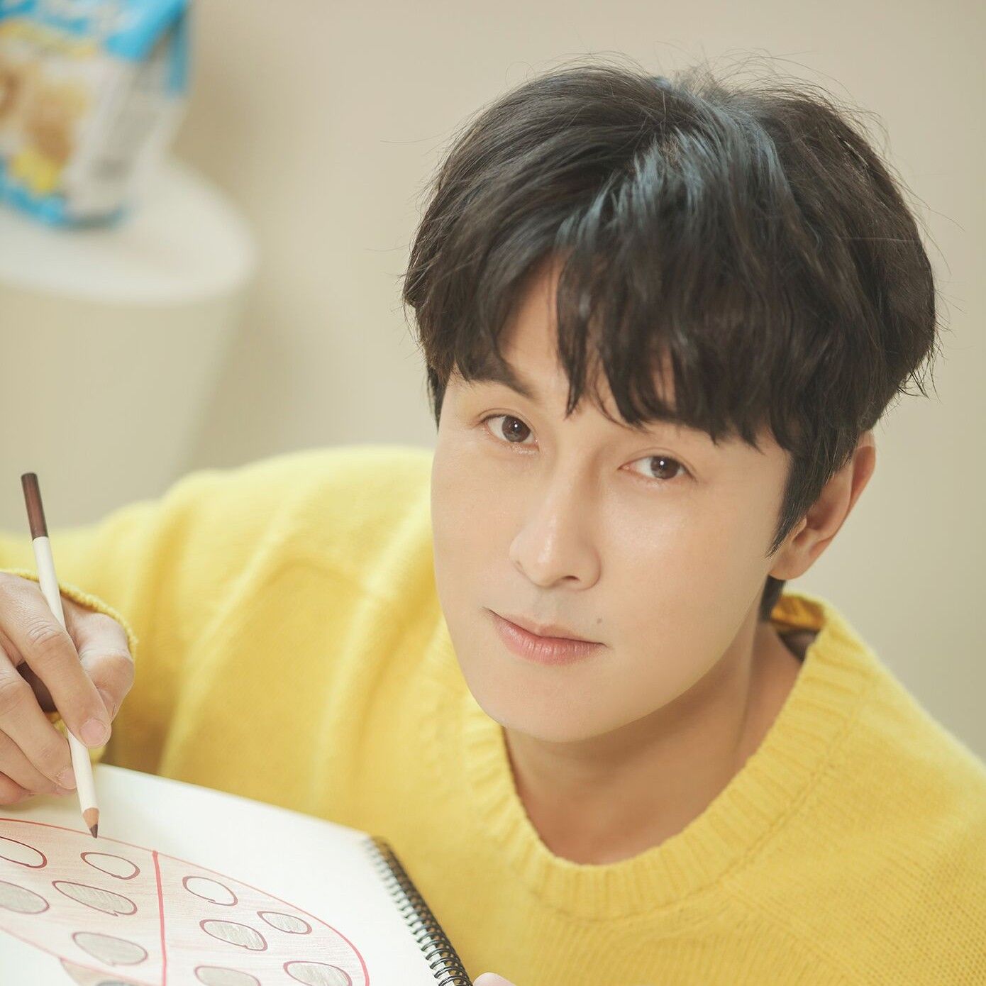A moment captured by Kim Dongwan (SHINHWA)'s fan