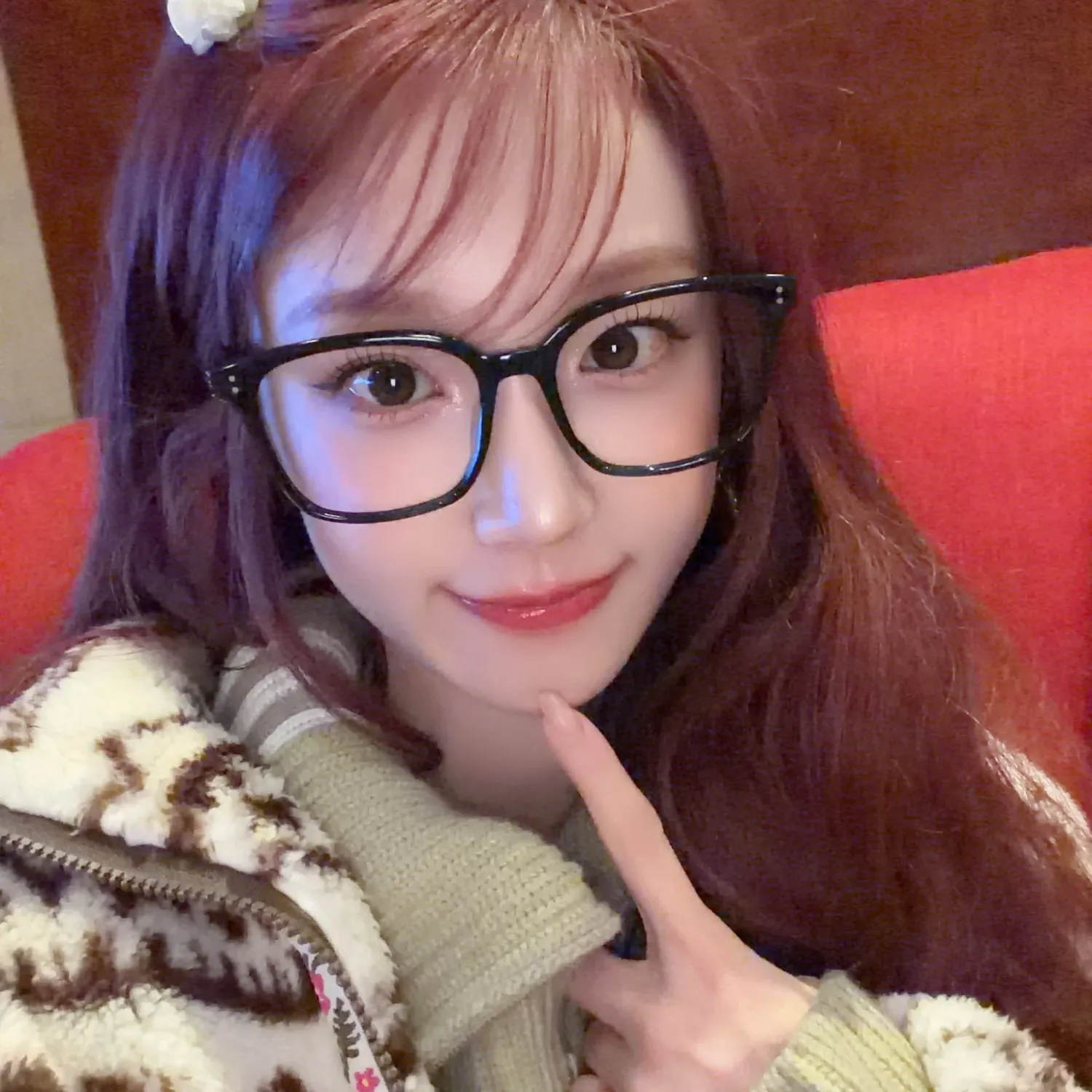 A moment captured by Yuqi (i-dle)'s fan