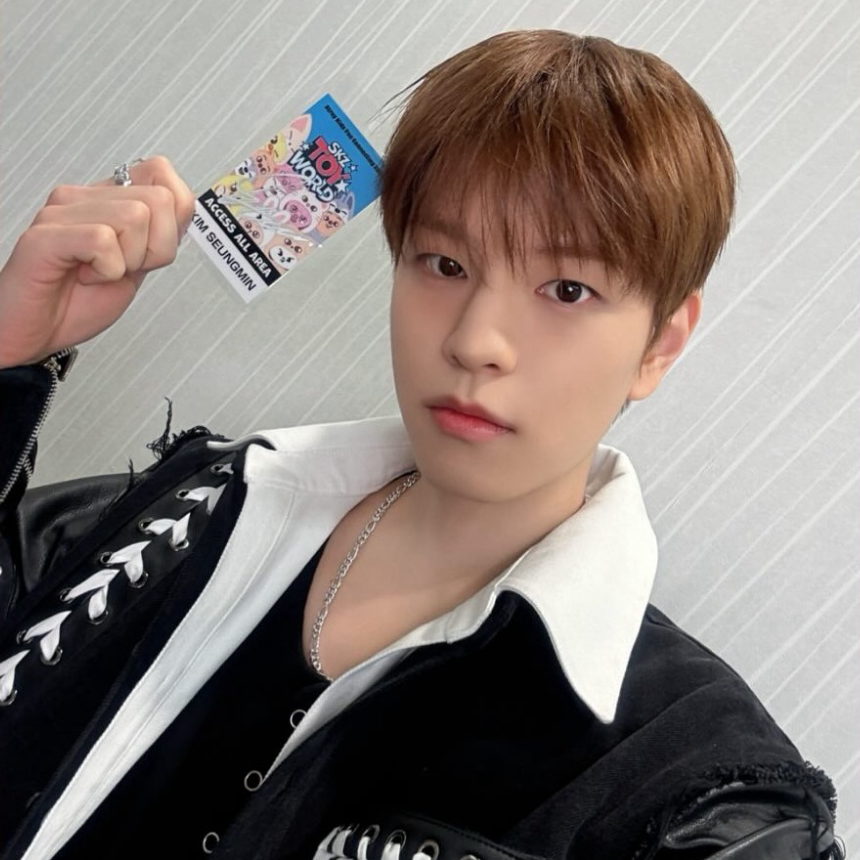 A moment captured by Seungmin (Stray Kids)'s fan