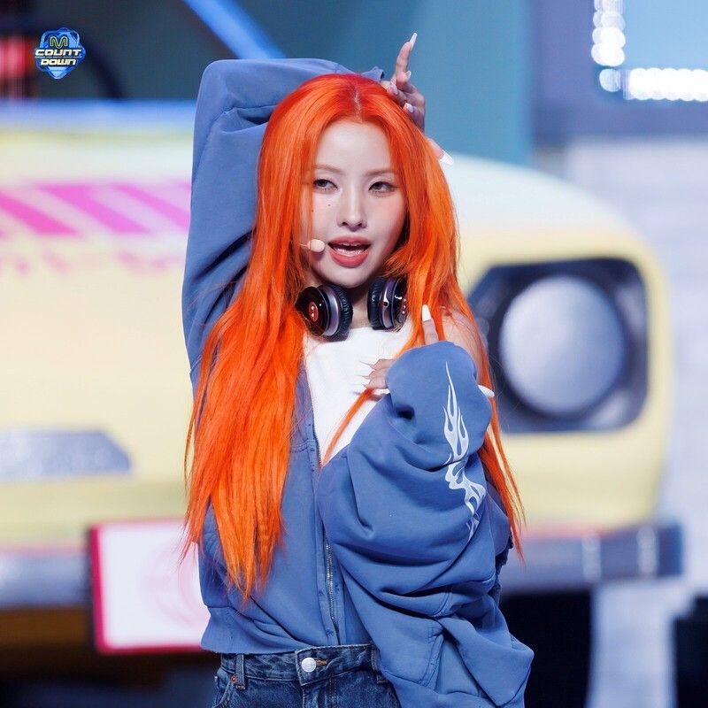 Behind-the-scenes cut of Soyeon (i-dle)