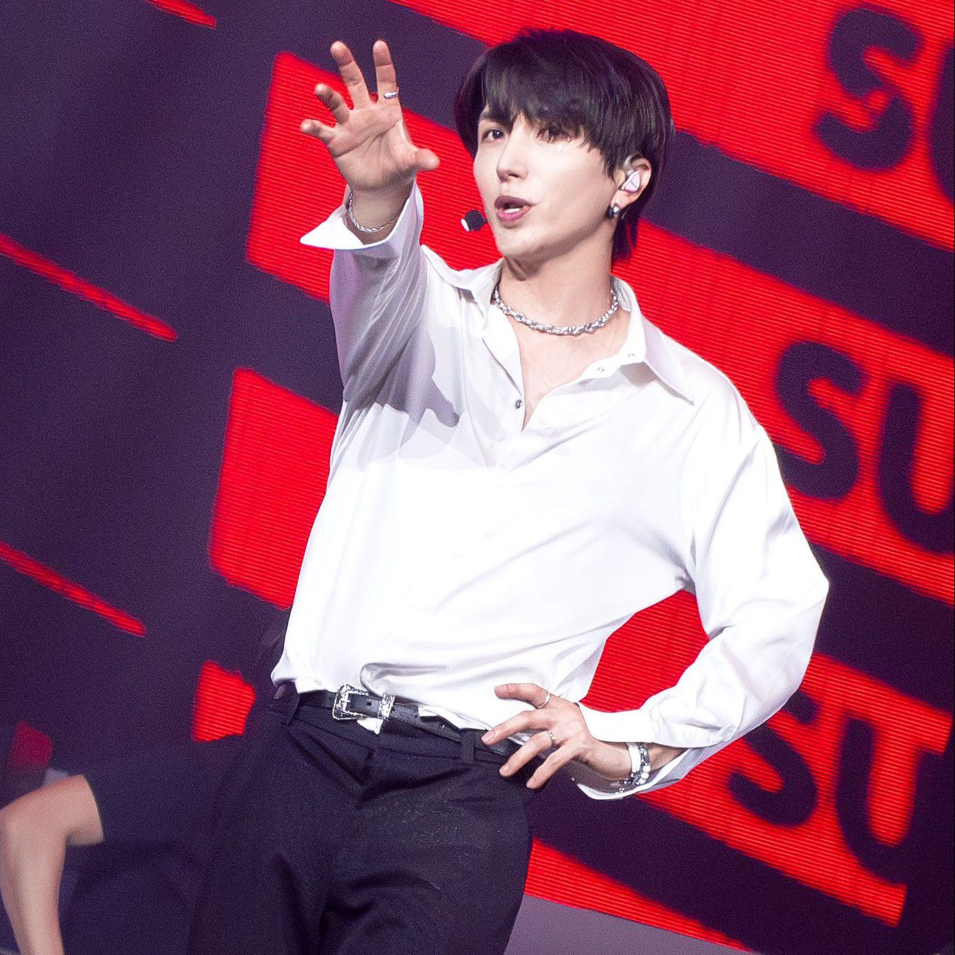 A moment captured by Super Junior's fan