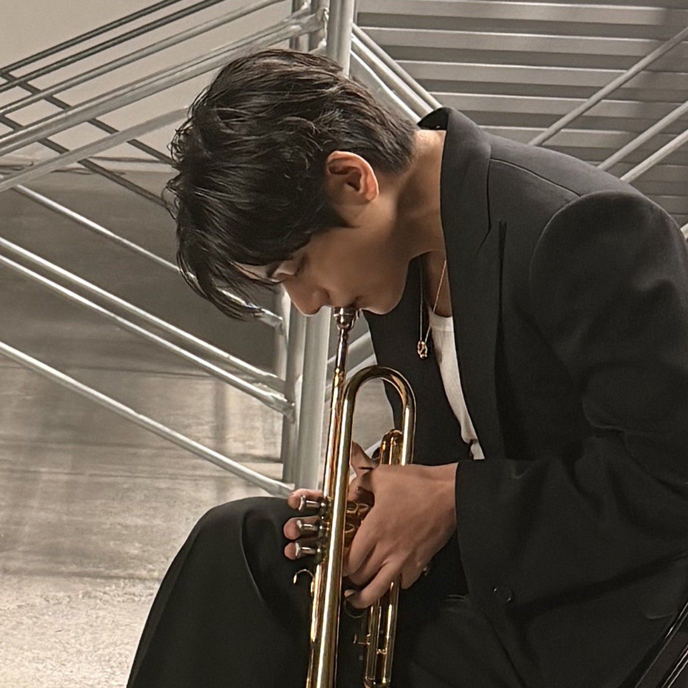 V (防彈少年團)粉絲拍下的瞬間