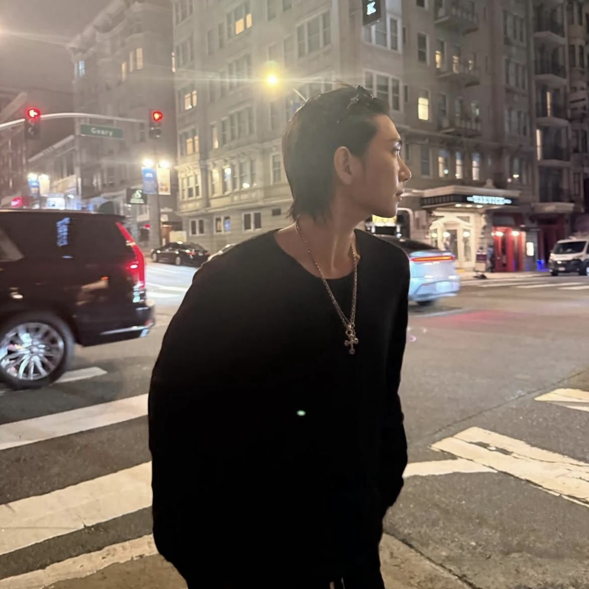 A moment captured by Joshua (SEVENTEEN)'s fan