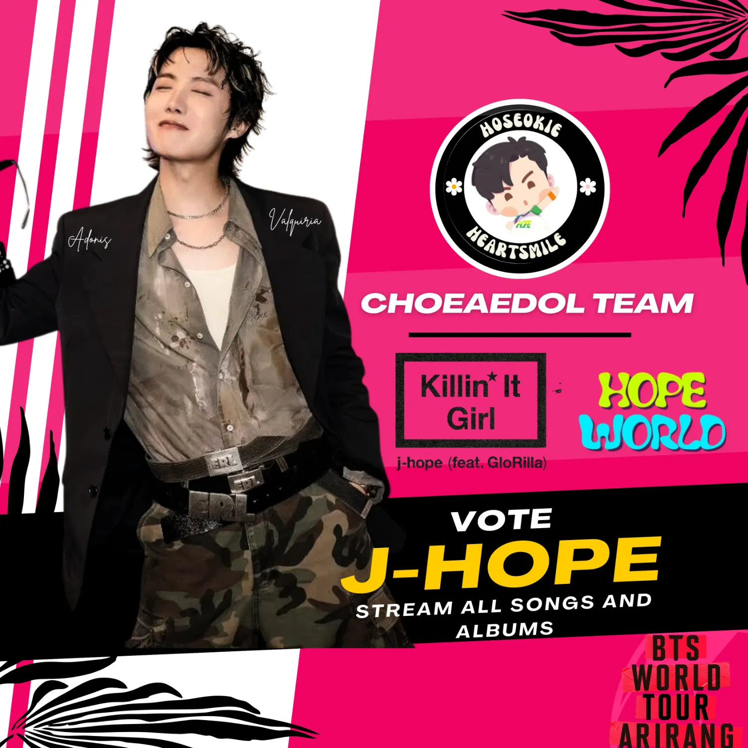 Momen yang diabadikan oleh penggemar j-hope (BTS)