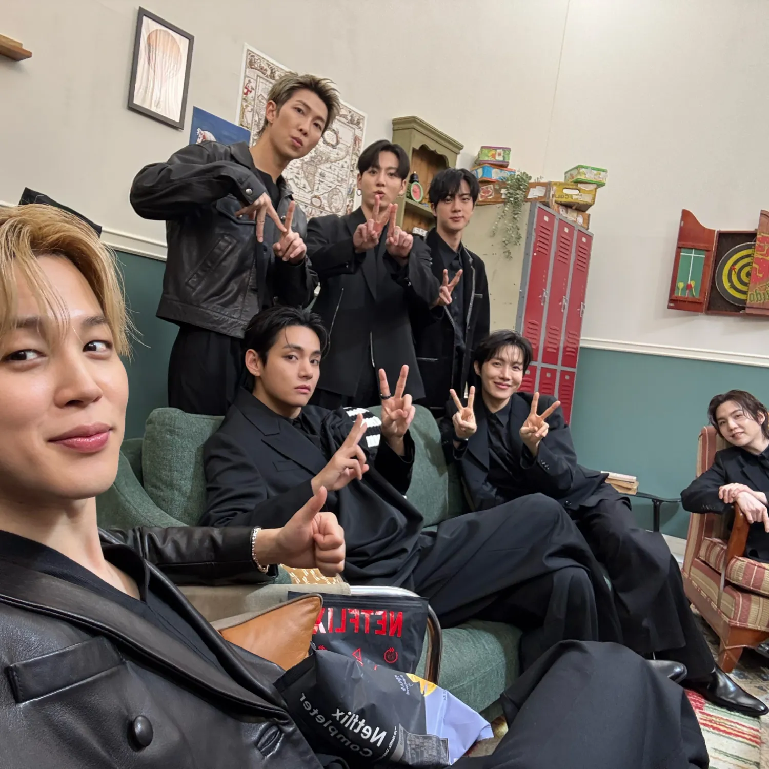 A moment captured by BTS's fan