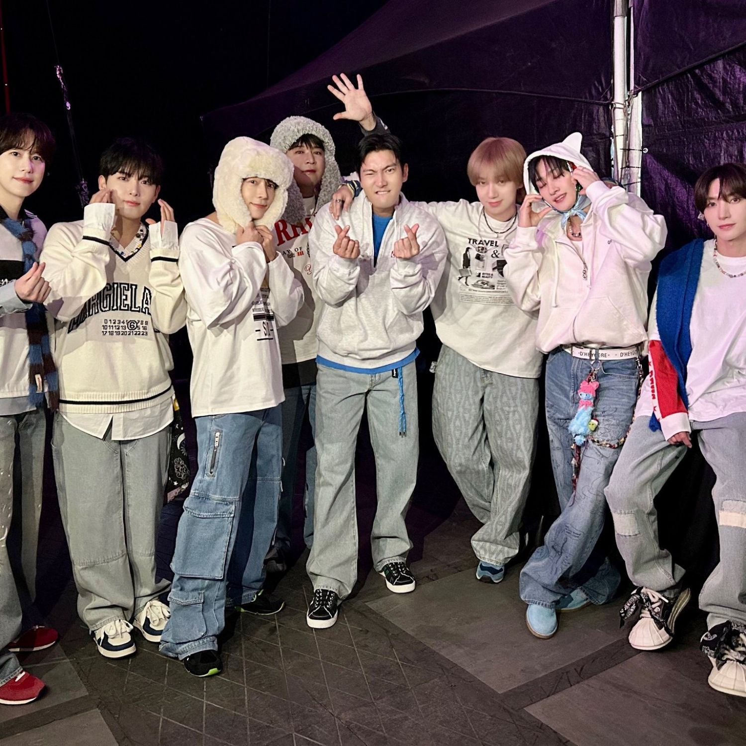 슈퍼주니어의 비하인드 컷