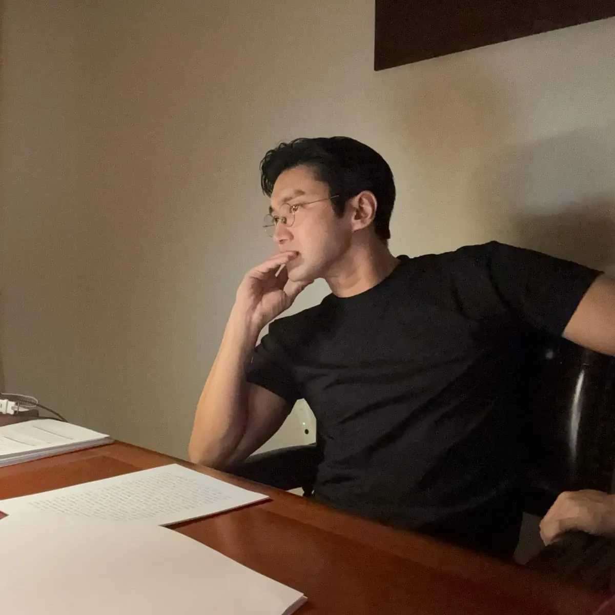 Behind-the-scenes cut of Siwon (Super Junior)