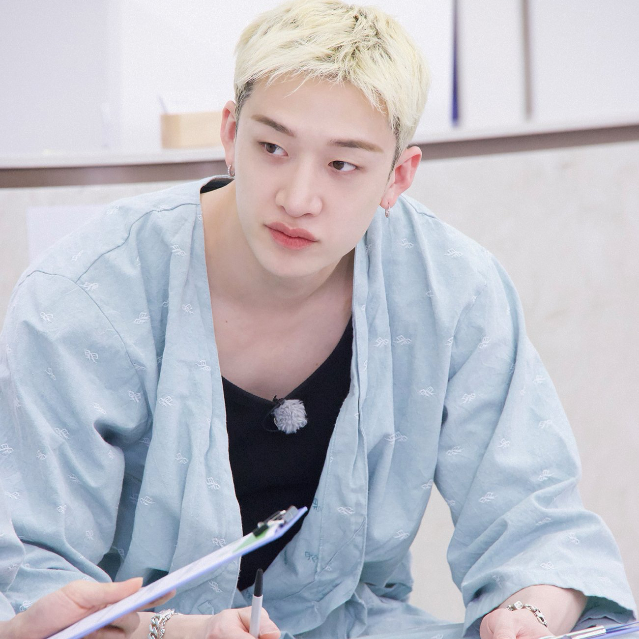 Recent activity shot of Bang Chan (Stray Kids)