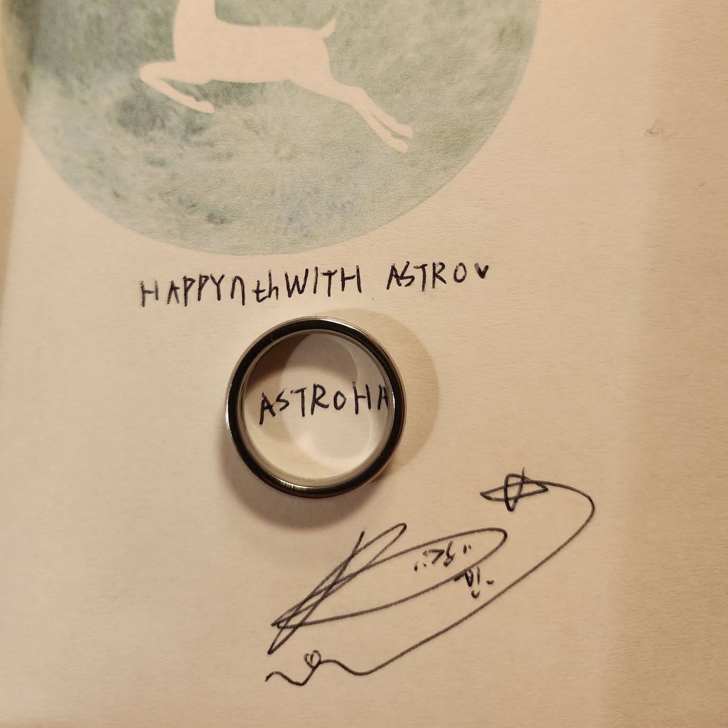 A moment captured by Moonbin (ASTRO)'s fan