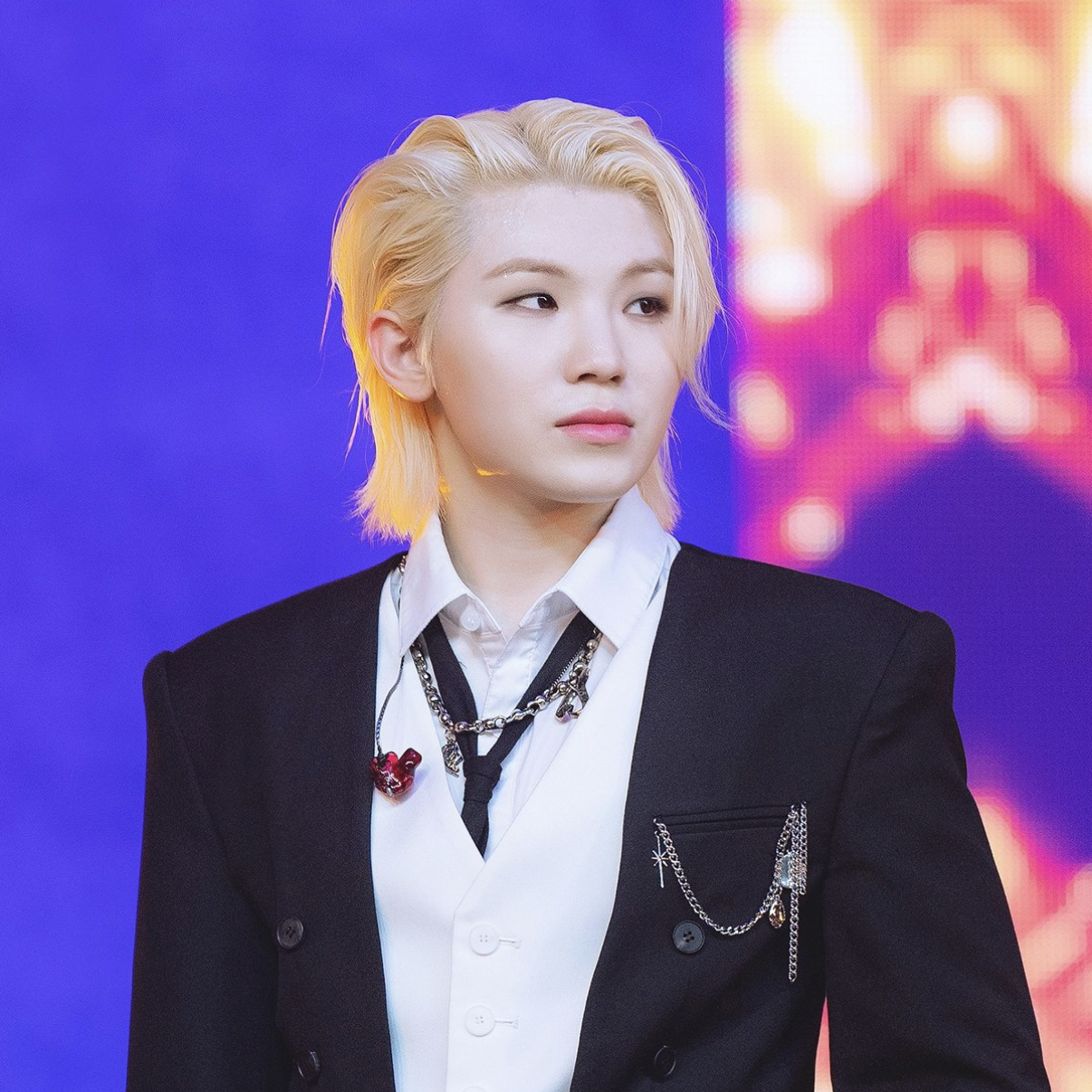 Recent activity shot of Woozi (SEVENTEEN)