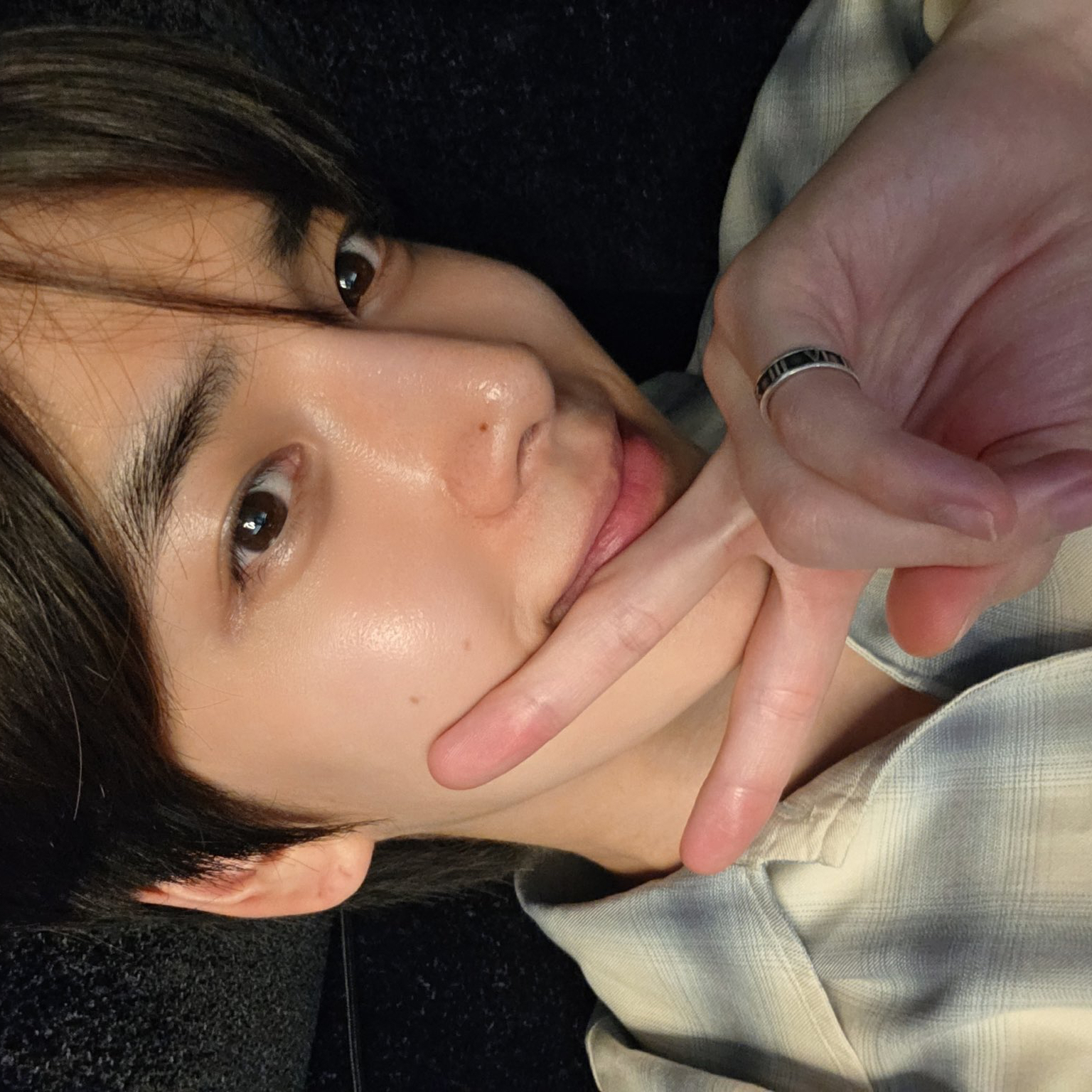 Recent activity shot of Younghoon (THE BOYZ)