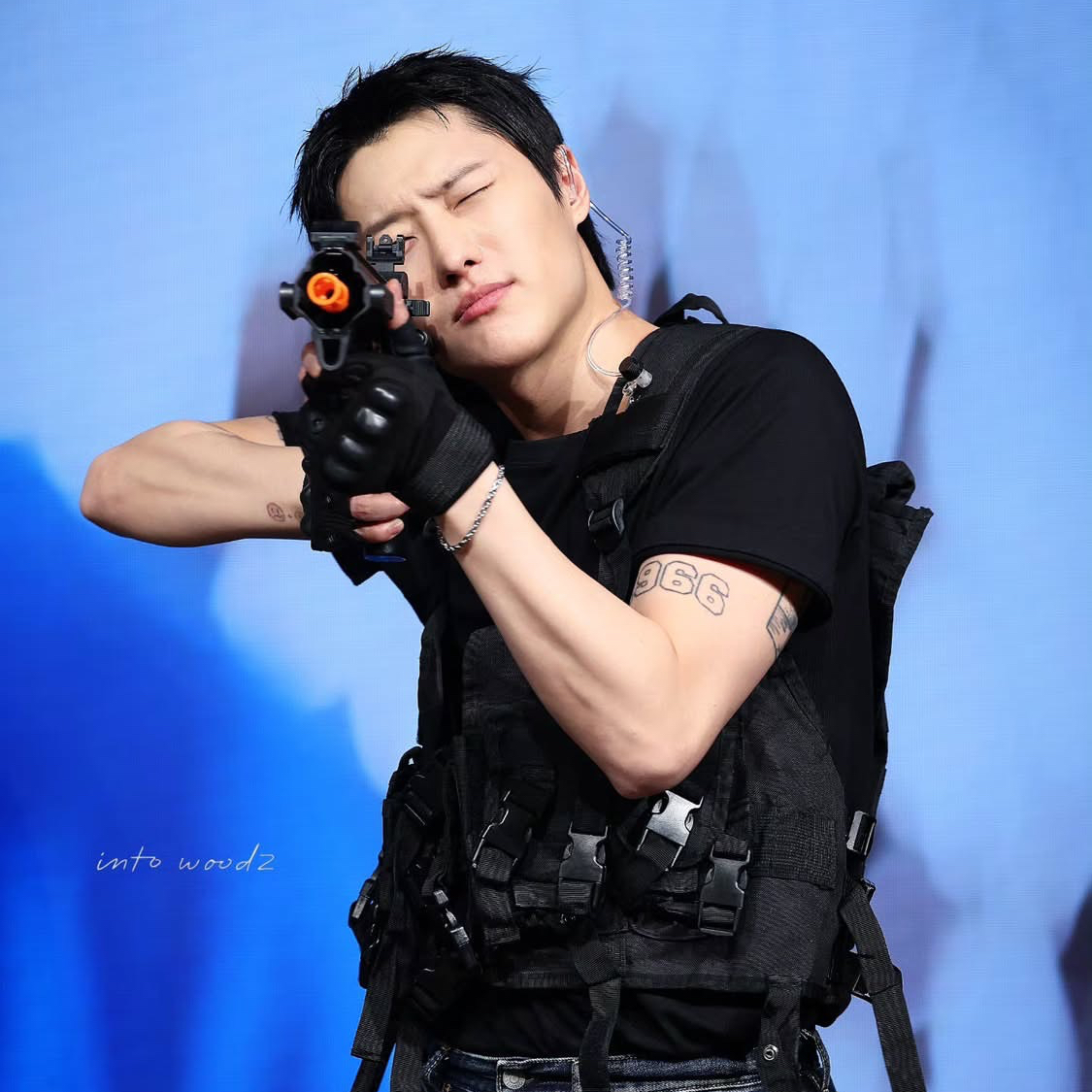 A moment captured by WOODZ's fan