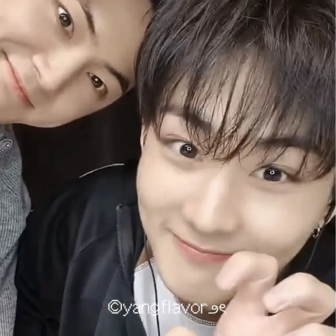 A moment captured by Jungwon (ENHYPEN)'s fan