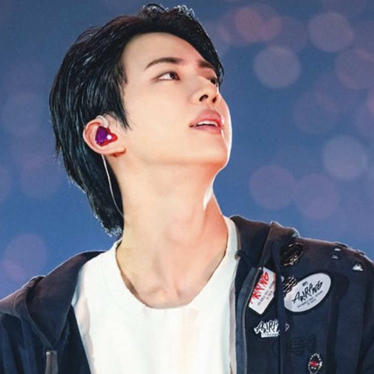 Recent activity shot of Jin (BTS)