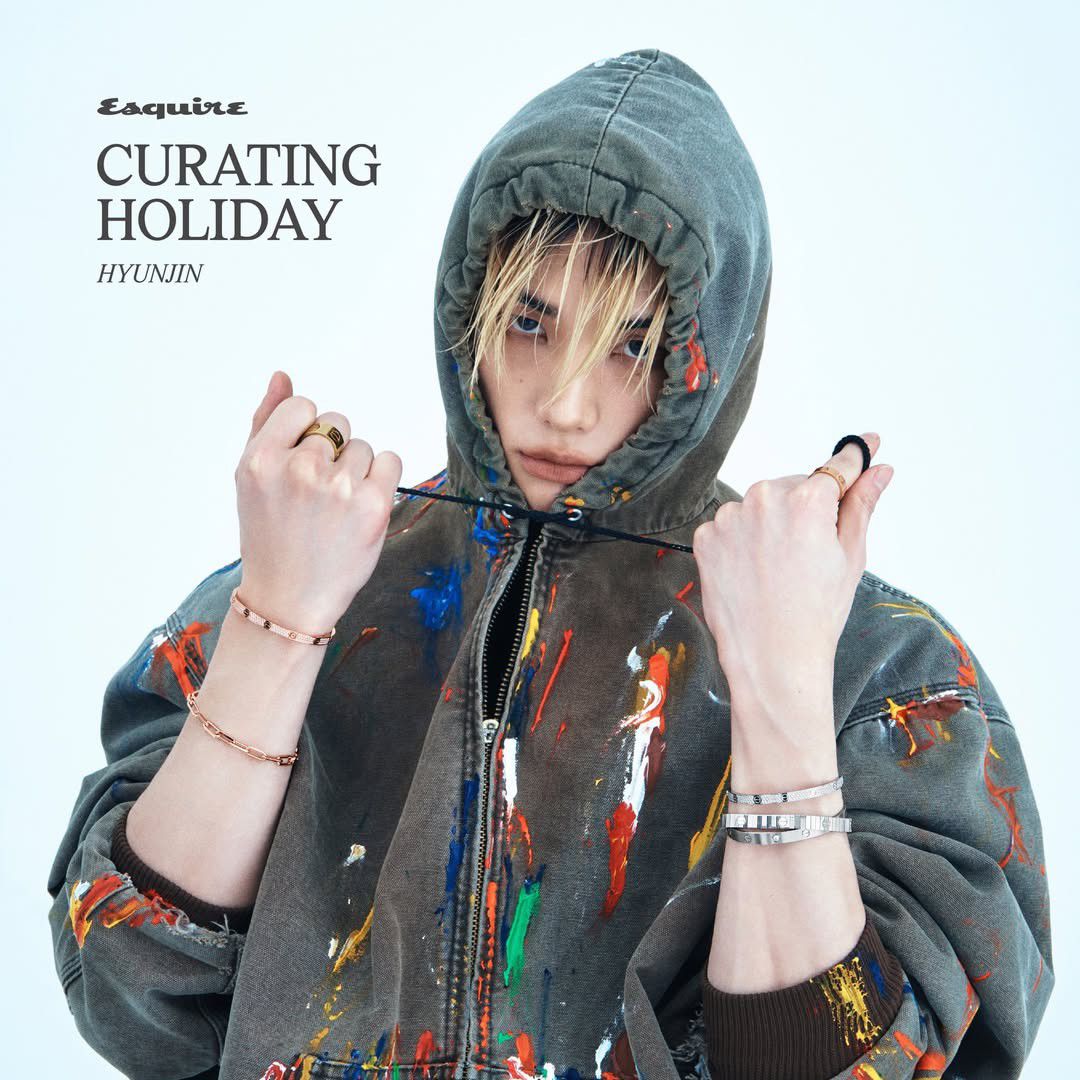 Recent activity shot of Hyunjin (Stray Kids)