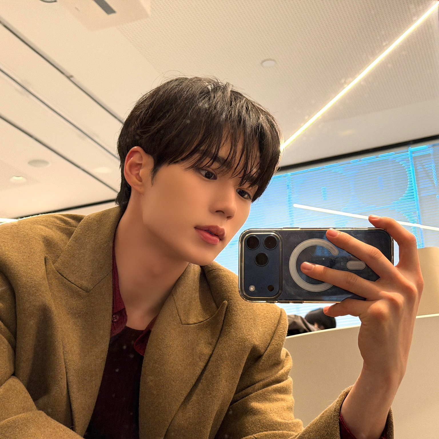 A moment captured by Kim Junseo (ALPHA DRIVE ONE)'s fan