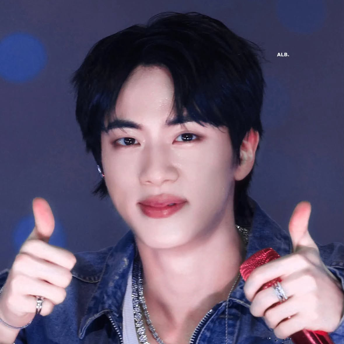 Recent activity shot of Jin (BTS)