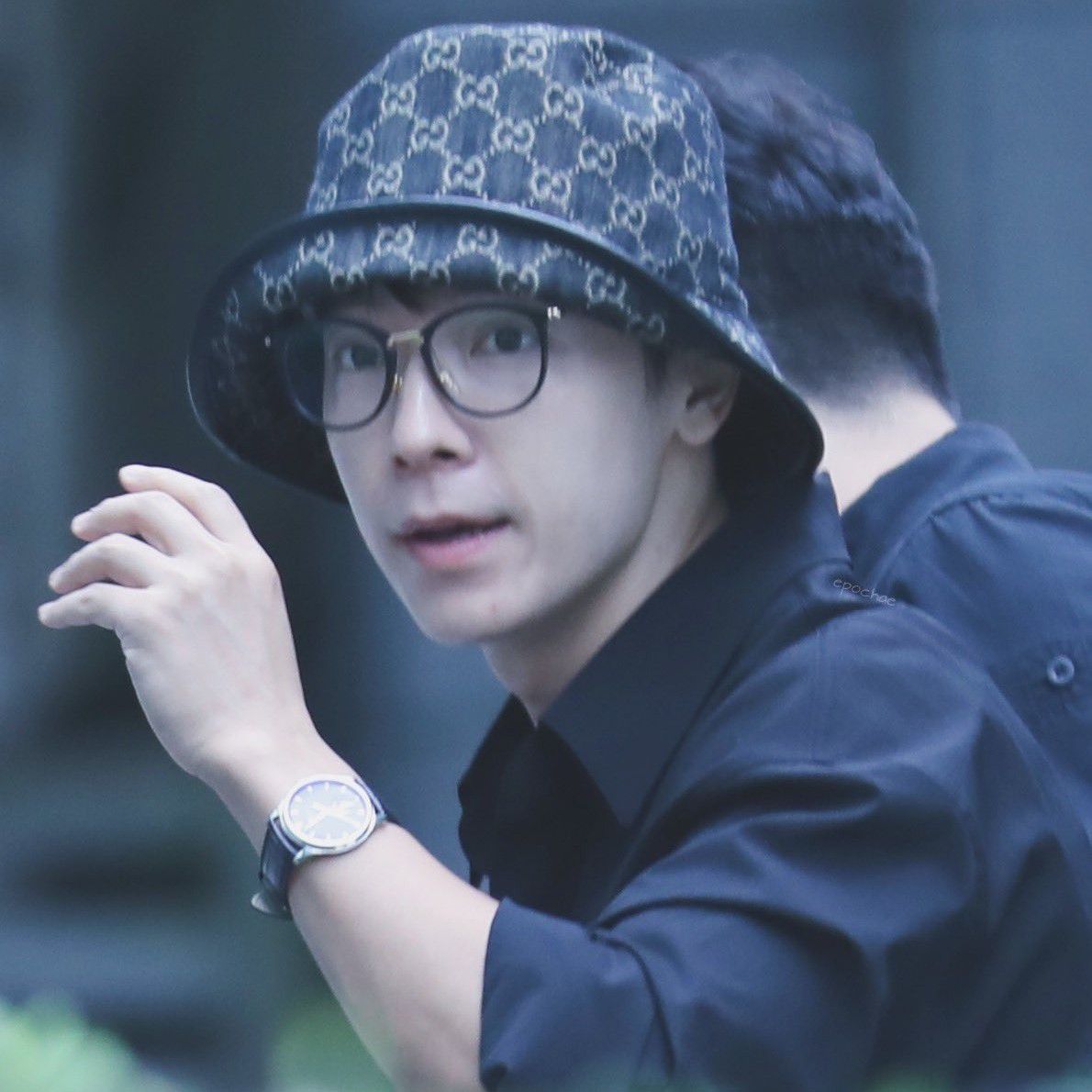 Momen yang diabadikan oleh penggemar Donghae (Super Junior)